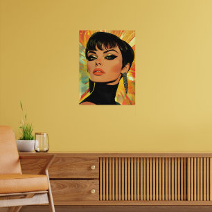 Retro Glamour – 60s Style Art Print