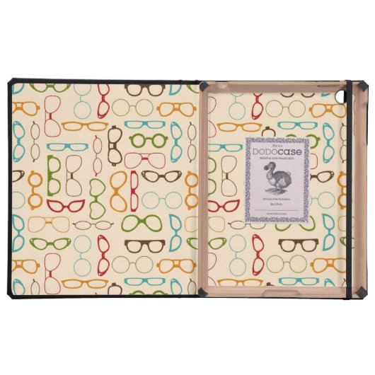 Retro glasses iPad folio cases (Inside)