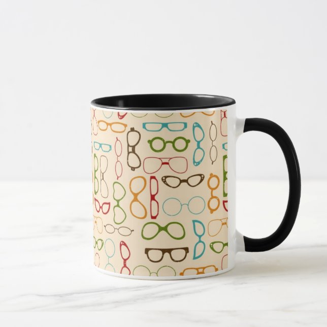 Retro glasses mug (Right)