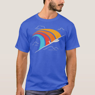 Retro Glider Pilot Soaring Plane Aviator T-Shirt