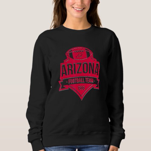 Retro Glitch Look Cardinal Party Tailgate Sport Fa Sweatshirt