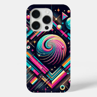 Retro glitter dots iPhone case