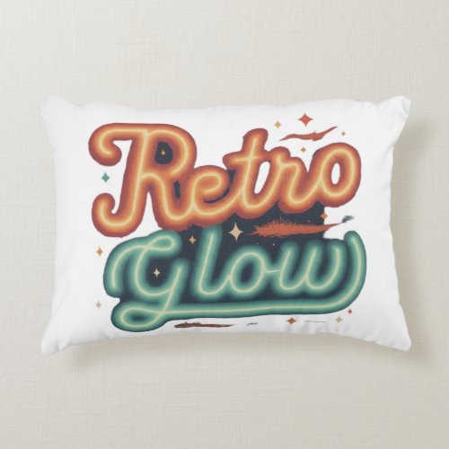 Retro Glow Vintage_Inspired Pillow Design