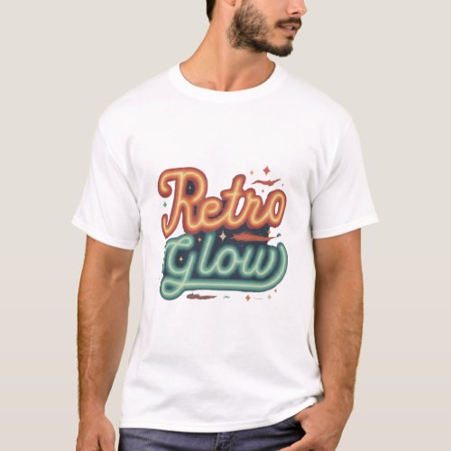 Retro Glow Vintage_Inspired T_Shirt Design