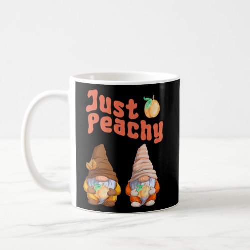 Retro Gnomes Just Peachy Summer Fruit Georgia Peac Coffee Mug