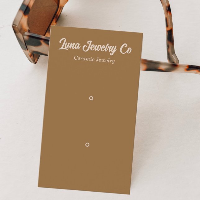Retro Gold 2 Pin Jewelry Business Card (Creator Uploaded)