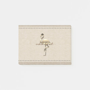 Retro Gold Holiday Vibe Post-it Notes
