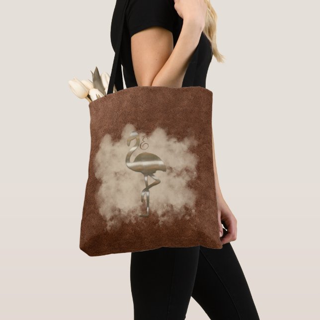 Retro Gold Holiday Vibe Tote Bag (Close Up)