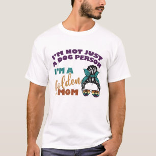Retro Golden Retriever Lover Golden Lover Or Golde T-Shirt