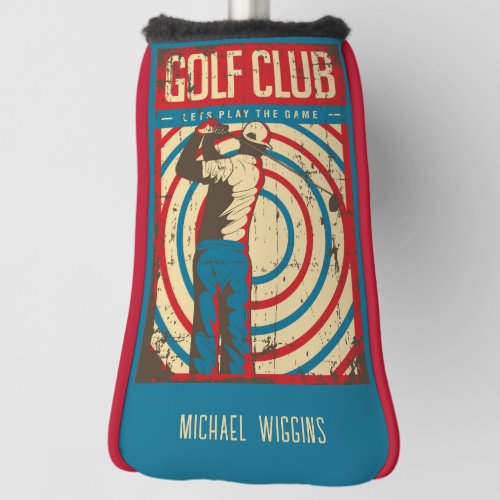 Retro Golf Club Personalized Golf Head Cover