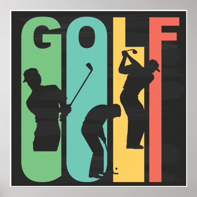 Retro Golf Poster (Front)