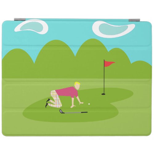 Retro Golfer iPad Smart Cover