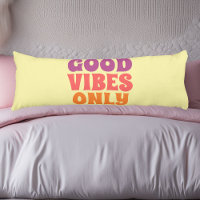 Retro Good Vibes Body Pillow