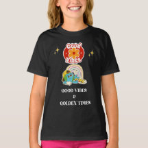Retro Good Vibes Earth Character 