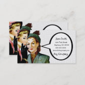 Retro Gossip Business Card (Front/Back)