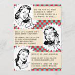 Retro Gossip Gals Bridal Shower Invitations