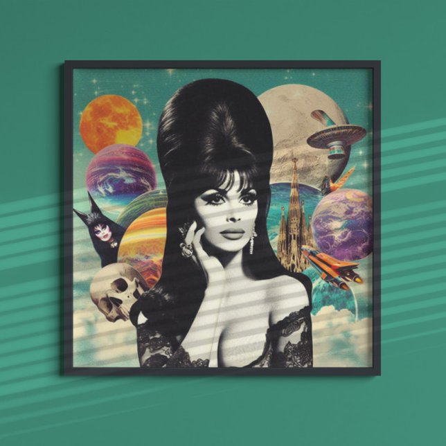 Retro Goth Girl Poster (Creator Uploaded)