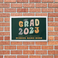 Retro Grad 2023 Graduation Personalized Keepsake