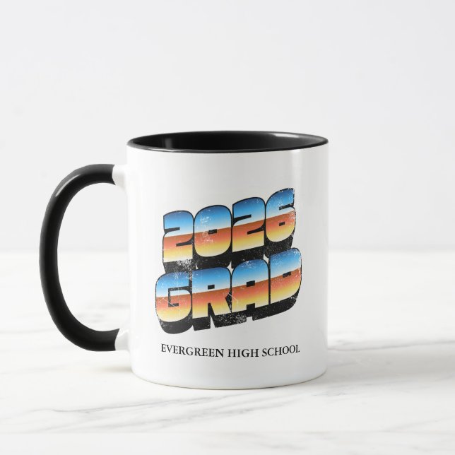 Retro Grad 2026 Mug (Left)