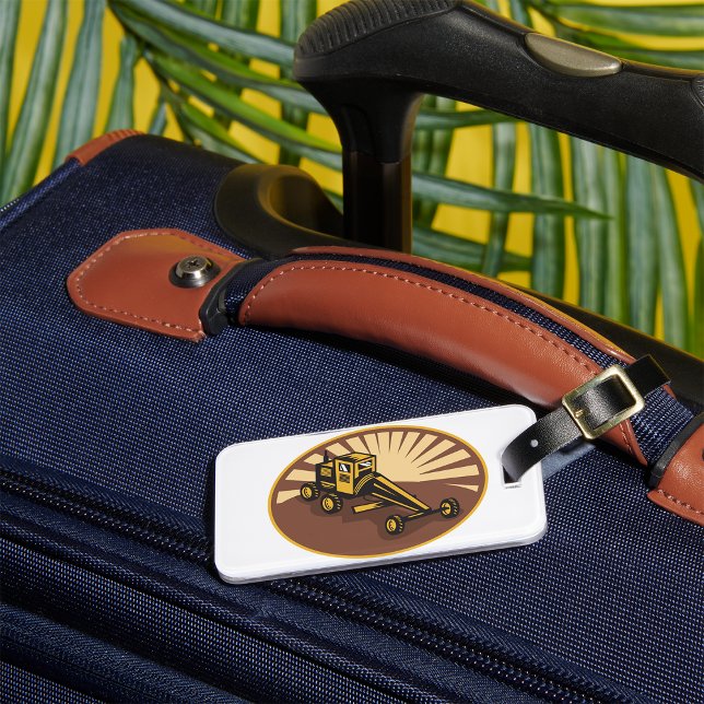Retro Grader Luggage Tag (Creator Uploaded)