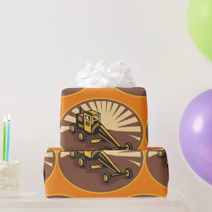 Retro Grader Wrapping Paper