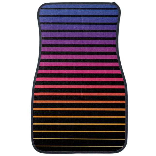 Retro Gradient Car Floor Mat (Front)