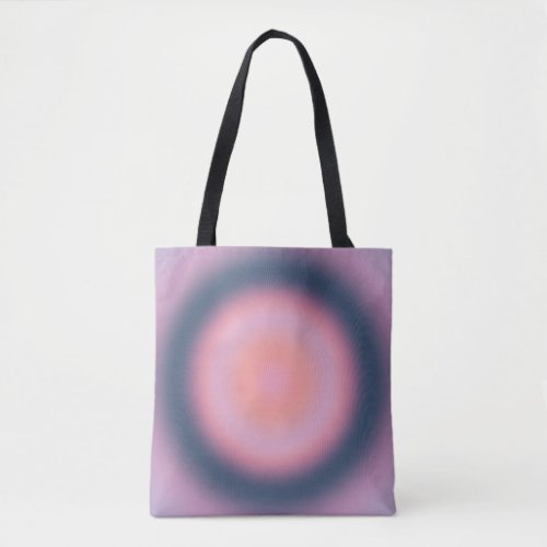 Retro Gradient Lavender Purple Lilac Abstract Aura Tote Bag