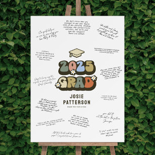 Retro Graduate Guest Signature Foam Board