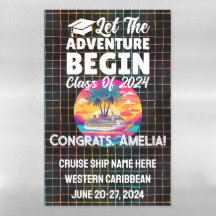 Retro Graduation Cruise Door