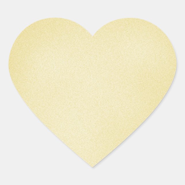 Retro Grainy Beige Background Heart Sticker (Front)