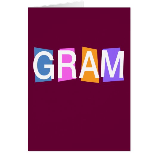 Retro Gram Cards (Front)