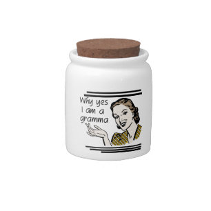 Retro Gramma Gifts Candy Jar