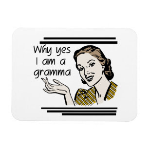 Retro Gramma Gifts Magnet