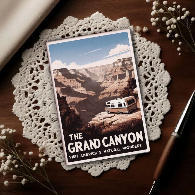 Retro Grand Canyon Adventure Postcard (Creator Uploaded)