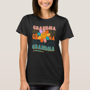 Retro GRANDMA Daisy Colorful Daisy Flower Cute New T-Shirt