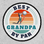 Retro Grandpa Birthday Grandfather Golf Lover Patch<br><div class="desc">Retro Best Grandpa By Par design you can customize for the recipient of this cute golf theme design. Perfect gift for Father's Day or grandfather's birthday. The text "GRANDPA" can be customized with any dad moniker by clicking the "Personalize" button above. Can also double as a company swag if you...</div>