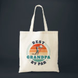 Retro Grandpa Birthday Grandfather Golf Lover Tote Bag<br><div class="desc">Retro Best Grandpa By Par design you can customize for the grandpa, dad, husband, boyfriend or stepdad. Perfect gift for Father's Day or grandfather's birthday. The text "GRANDPA" can be customized with any dad moniker by clicking the "Personalize" button above. Can also double as a company swag if you add...</div>