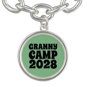 Retro Granny Camp Text Bracelet