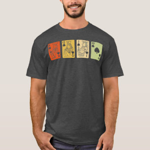 Retro Graphic Board Games Card Games Dice Game Nig T-Shirt