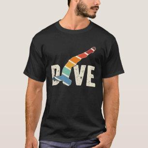 Retro Graphic Cliff Diver Cliff Diving Tombstoning T-Shirt