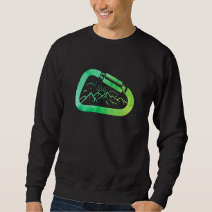Retro Graphic Climbing Bouldering Rock Climber Mou Sweatshirt