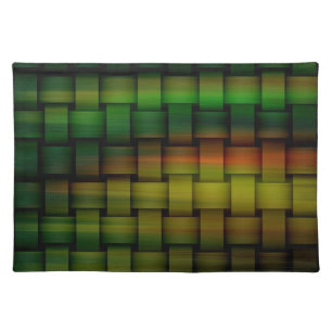 Retro graphic design cloth placemat