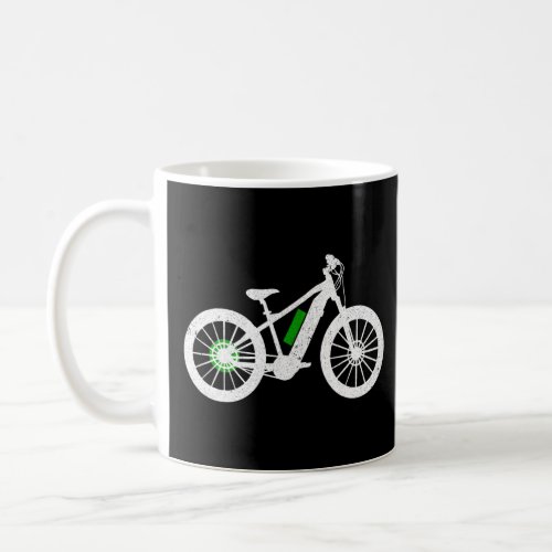 Retro Graphic E_Bike Mountainbiking Bicycle E_Bike Coffee Mug