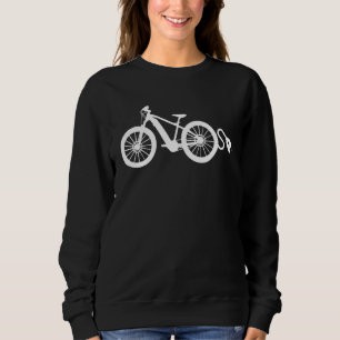 Retro Graphic E-Bike Mountainbiking Bicycle E-Bike Sweatshirt