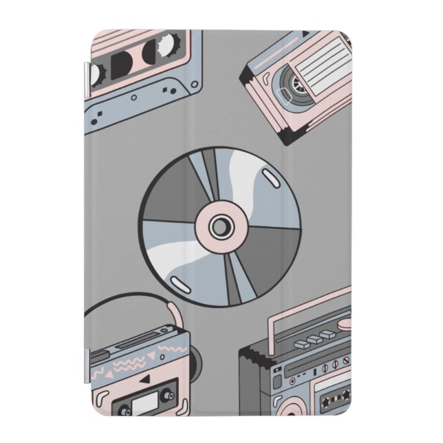 Retro Gray IPad Case (Front)