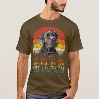 Retro Great Danes Every Snack You Make Every Meal  T-Shirt