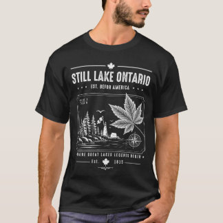 Retro Great Ontario Lakes Forever Canada Lake T-Shirt