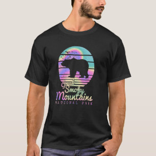 Retro Great Smoky Mountains National Park TN Bear T-Shirt