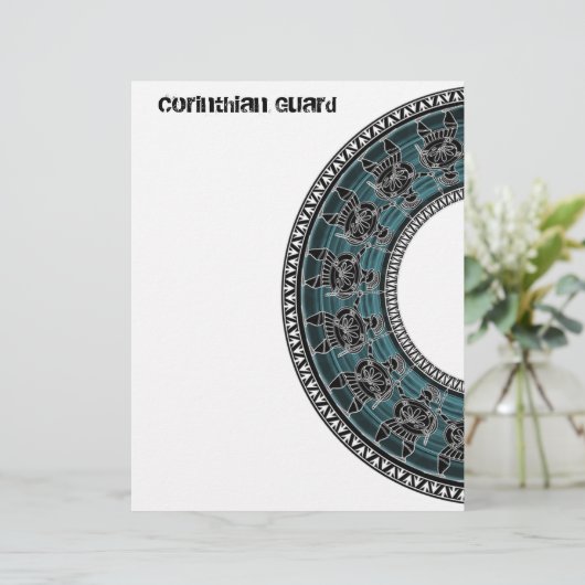 Retro Greek Disc (Standing Front)