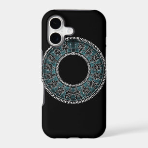 Retro Greek Disc iPhone 17 Case